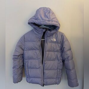 The North Face Lavender Hooded Jacket, Girls 10/12